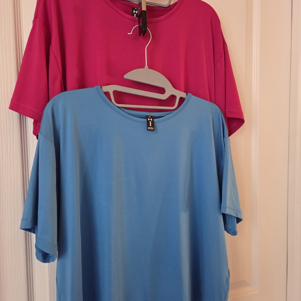 New Under Armour Blue Short Sleeve Performance/workout Tee, NWT